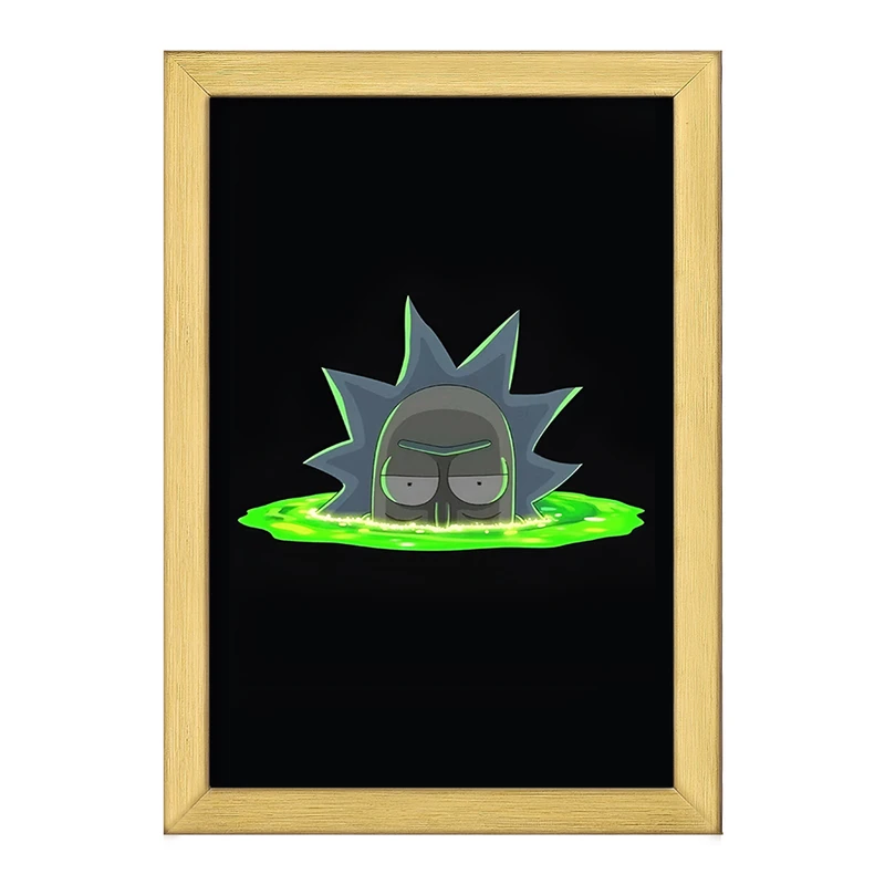 تابلو خندالو طرح ریک و مورتی (Rick and Morty) کد F4016