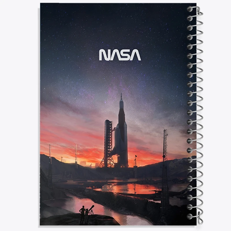 دفتر مشق 100 برگ خندالو طرح ناسا (Nasa) کد F10812