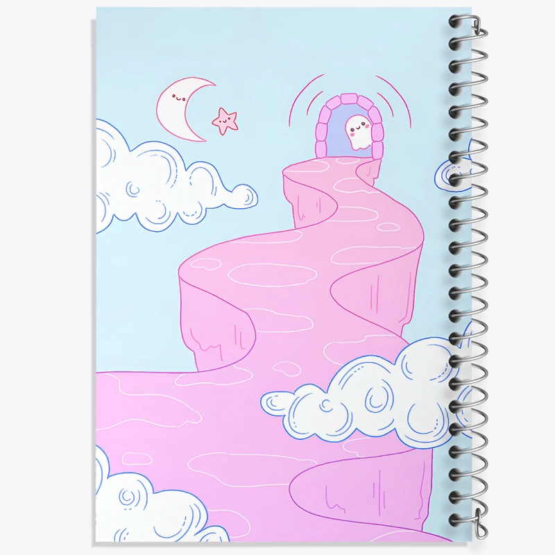 دفتر مشق 100 برگ خندالو طرح فانتزی کد N8327