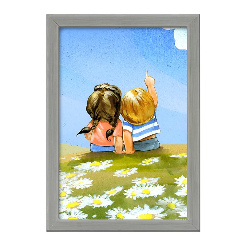 تابلو خندالو طرح دخترانه کودکانه کد F10932