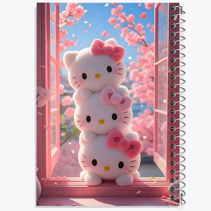 دفتر طراحی 50 برگ خندالو طرح هلو کیتی کد F9182