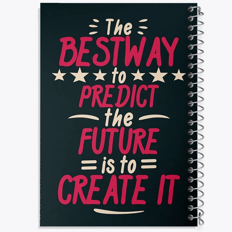 دفتر طراحی 50 برگ خندالو طرح جملات انگیزشی کد 24804