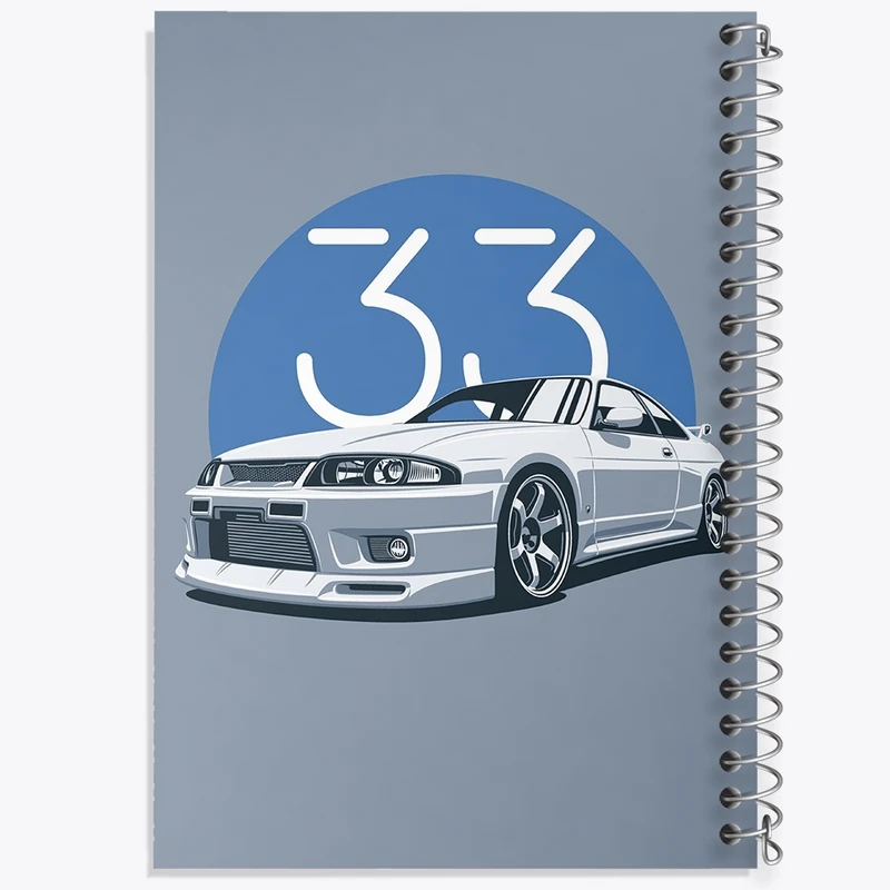 دفتر شطرنجی 50 برگ خندالو طرح ماشین اسپرت کد F10377