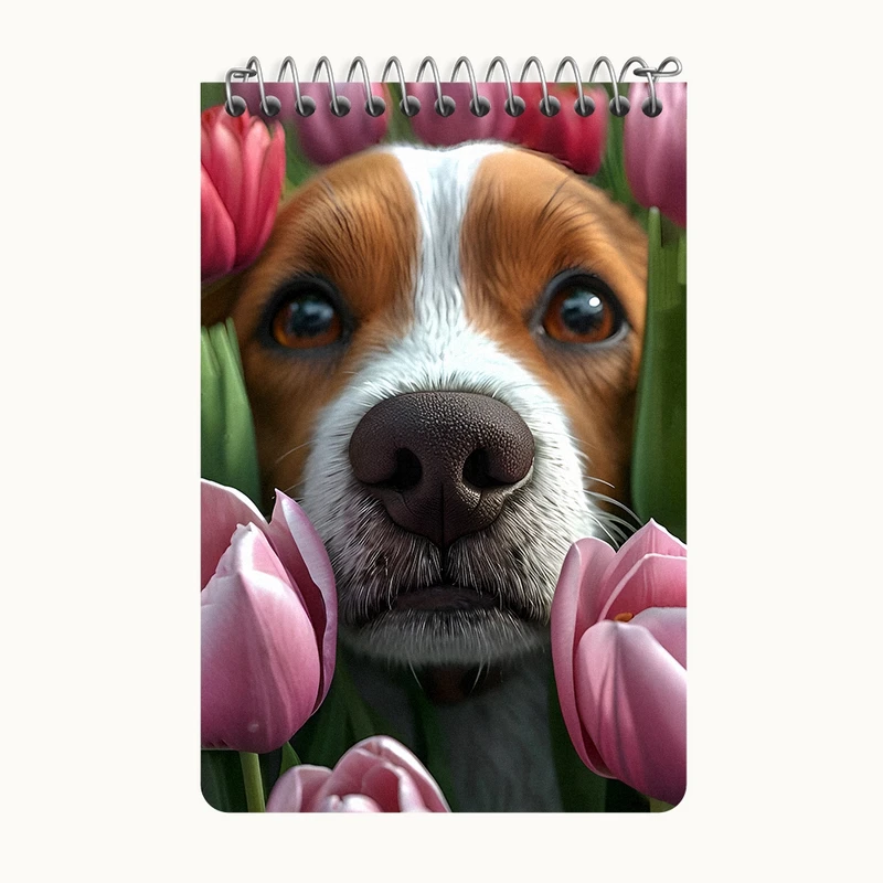 دفتر یادداشت 50 برگ خندالو طرح سگ کد F12781