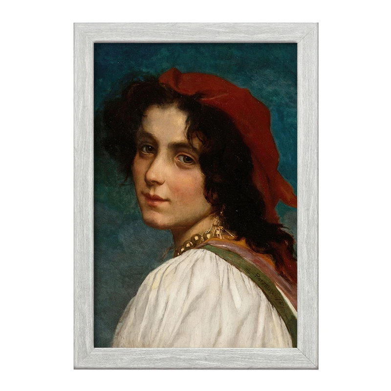 تابلو خندالو طرح نقاشی ژان فیله اثر لئون ژان باسیل پررو کد F12374