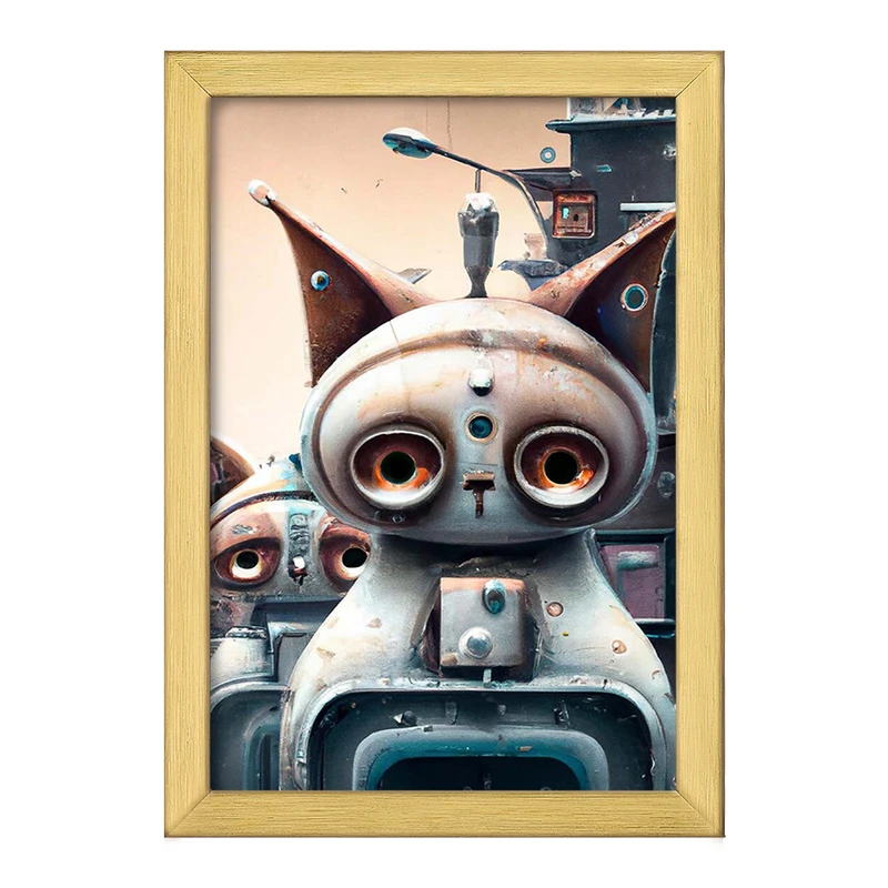 تابلو خندالو طرح ربات کد F1034