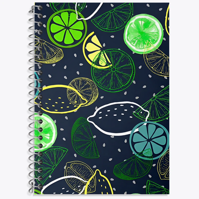 دفتر نت موسیقی 50 برگ خندالو طرح پترن لیمویی کد N8546