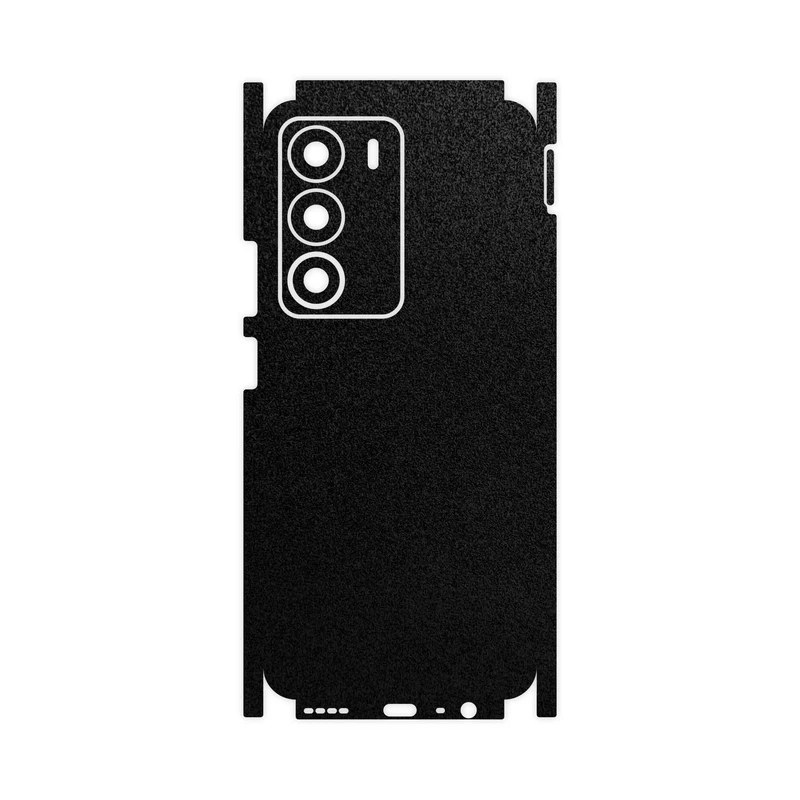 برچسب پوششی ماهوت مدل Black-Suede-FullSkin مناسب برای گوشی موبایل ریلمی C71
