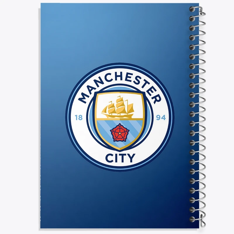 دفتر طراحی 50 برگ خندالو طرح باشگاه منچستر سیتی کد 26788