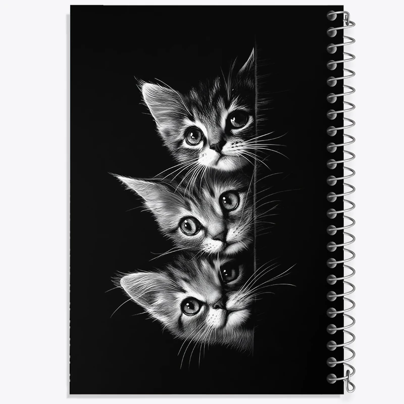 دفتر نقاشی 50 برگ خندالو طرح گربه های بامزه کد N7707