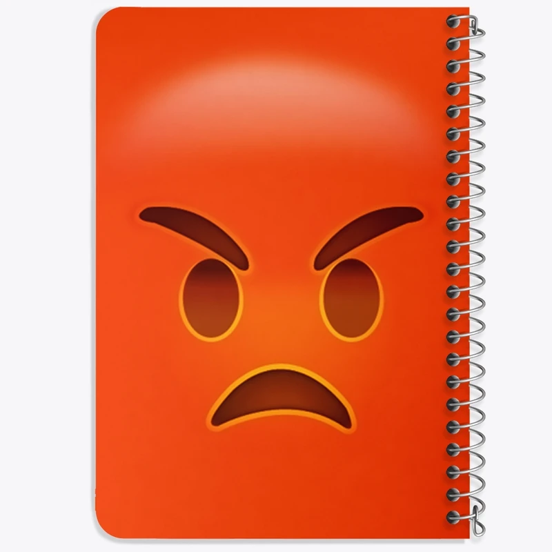 دفتر یادداشت 50 برگ خندالو طرح ایموجی Emoji  کد 1298