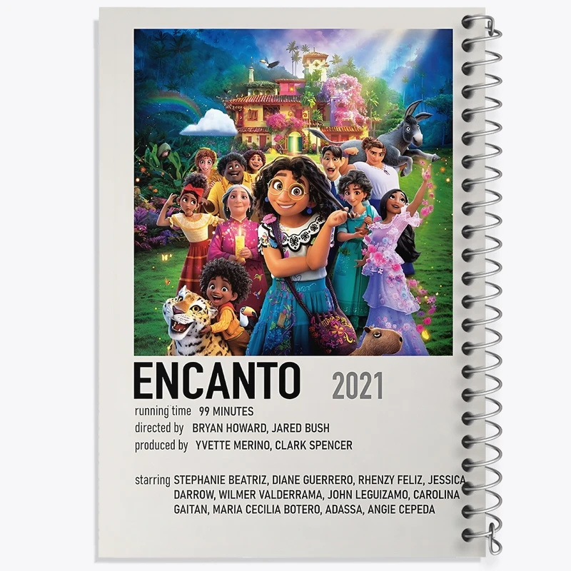 دفتر شطرنجی 50 برگ خندالو طرح افسون (Encanto) کد F13221