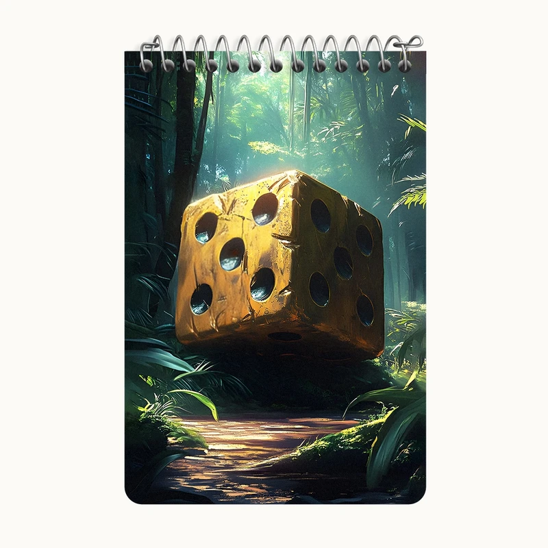 دفتر یادداشت 50 برگ خندالو طرح تاس (Dice) کد F11773