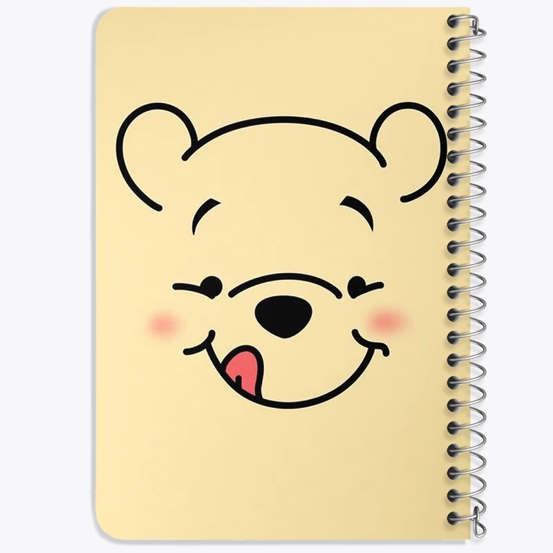 دفتر یادداشت 50 برگ خندالو طرح خرس پو Winnie The Pooh  کد 1591