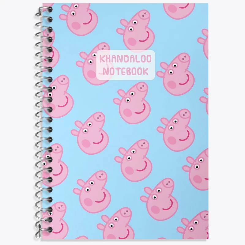 دفتر لغت 50 برگ خندالو طرح انیمیشن پپا پیگ (Peppa Pig) کد N9248