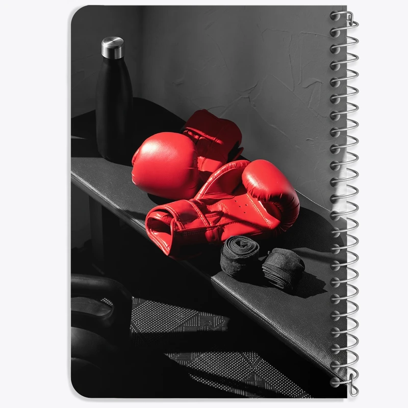 دفتر یادداشت 50 برگ خندالو طرح بوکس (Boxing) کد F1469