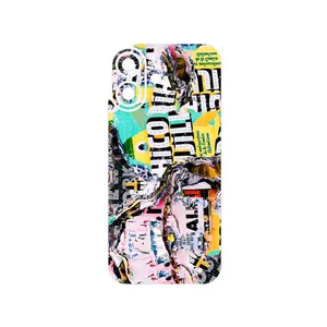 MAHOOT Collage of Teared Paper Cover Sticker for Apple iPhone 17