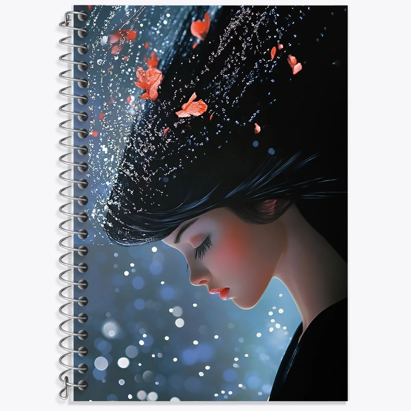 دفتر زبان 50 برگ خندالو مدل سه خط طرح دخترانه کد F12666