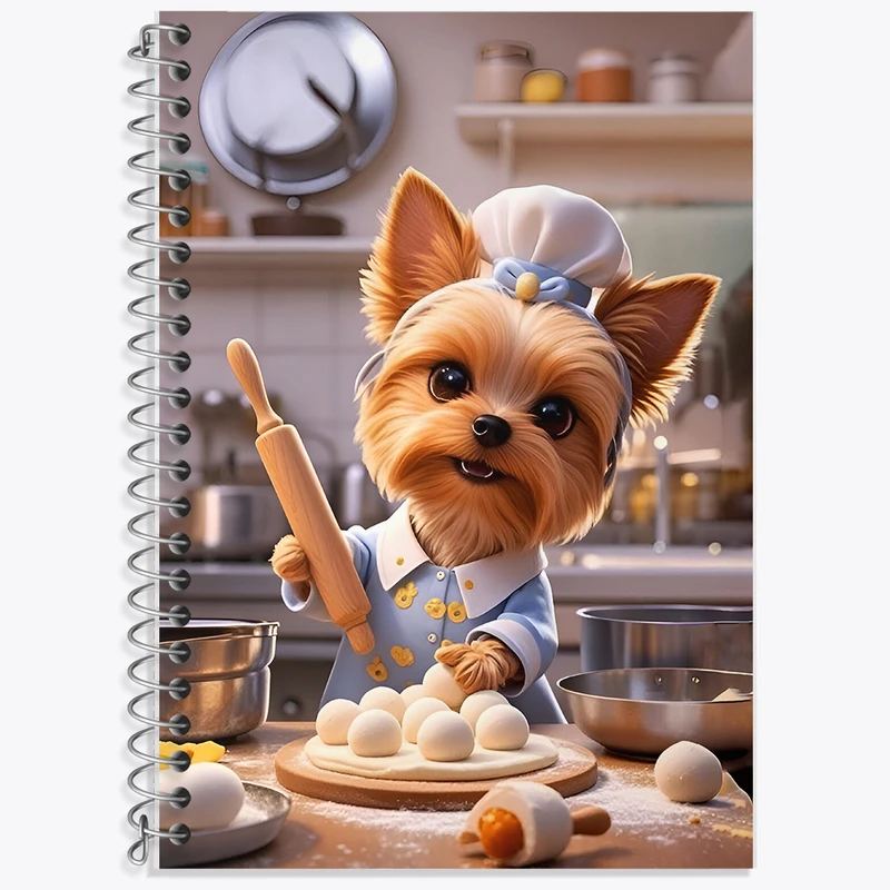 دفتر نت موسیقی 50 برگ خندالو طرح سگ شیرینی پز کد F9296