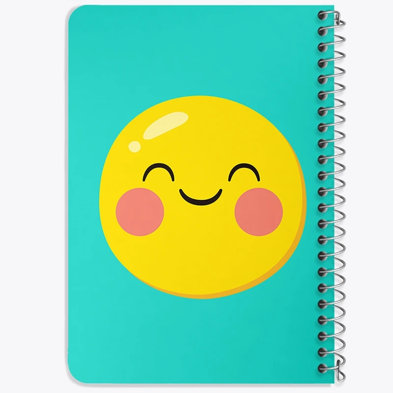 دفتر یادداشت 50 برگ خندالو طرح ایموجی Emoji  کد 3005