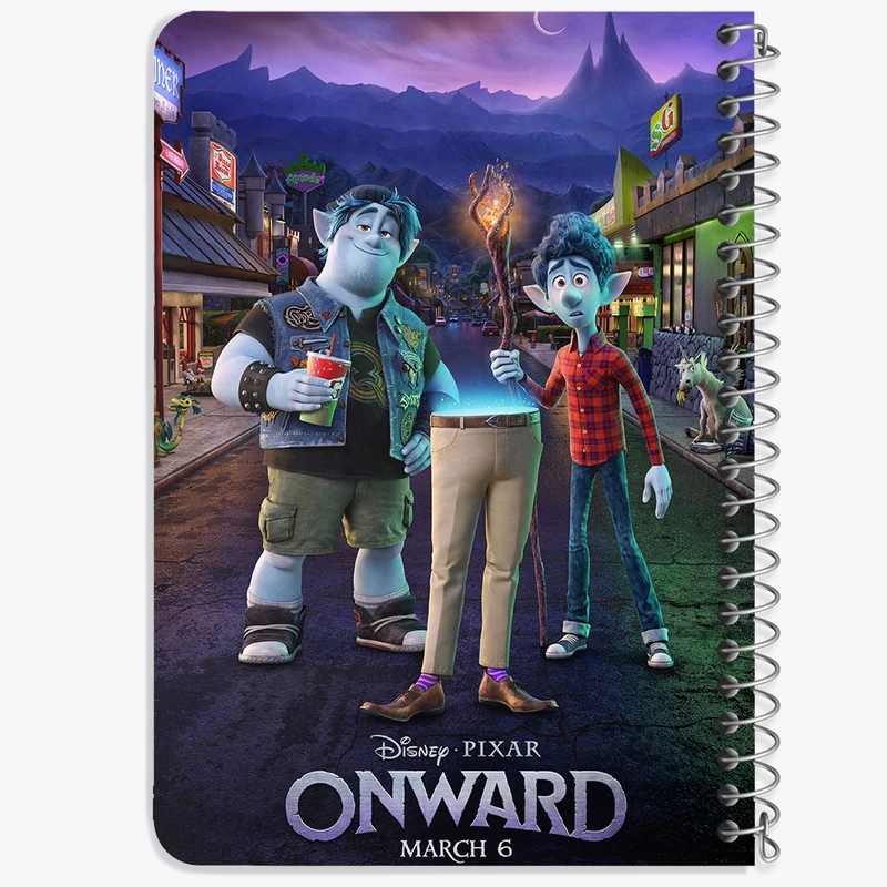 دفتر یادداشت 50 برگ خندالو طرح به پیش Onward  کد 4829