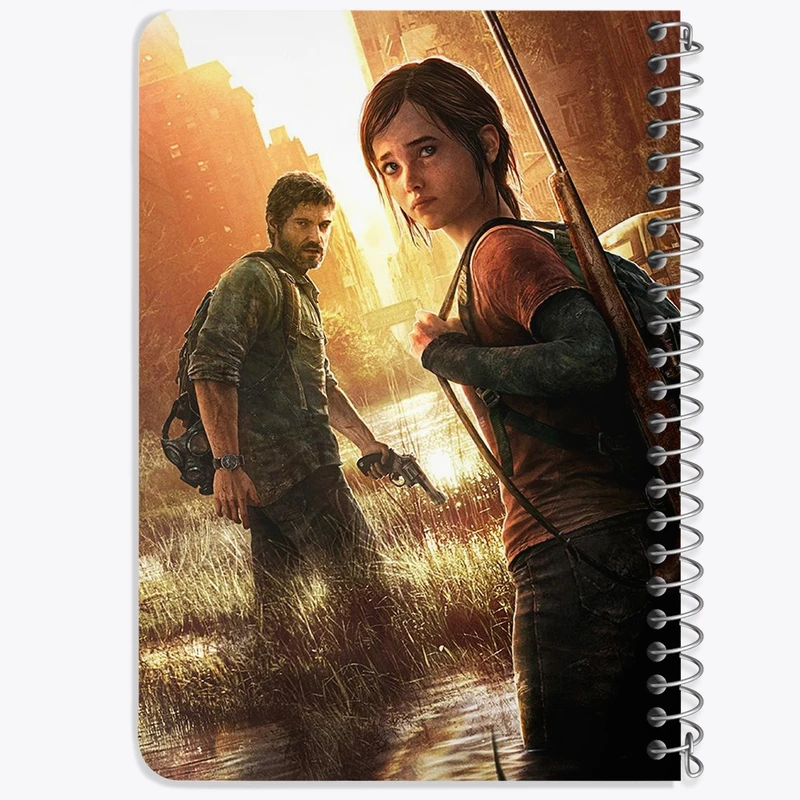 دفتر یادداشت 50 برگ خندالو طرح بازی د لست آف آس The Last Of Us کد 30090