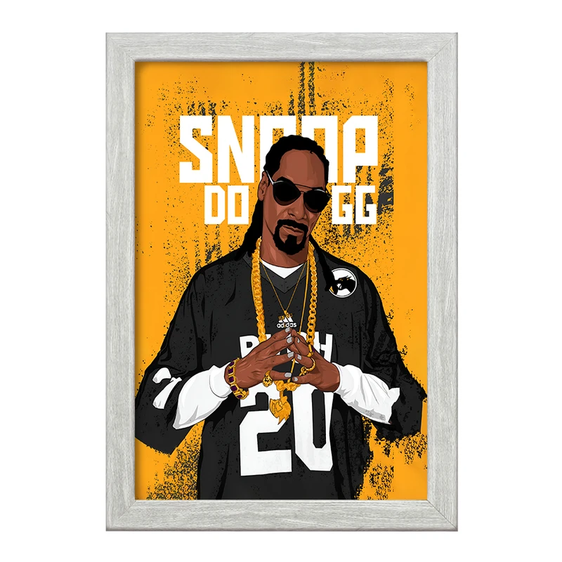 تابلو خندالو طرح اسنوپ داگ (Snoap Dog) کد F4635