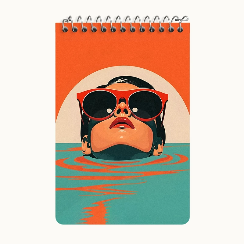 دفتر یادداشت 50 برگ خندالو طرح دخترانه کد F7462