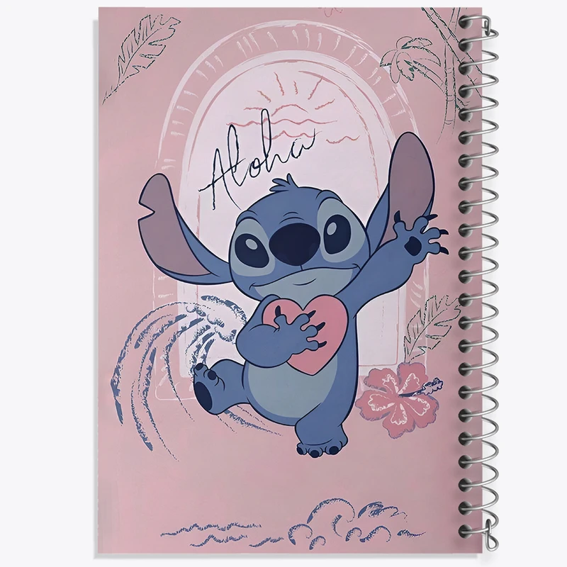 دفتر مشق 100 برگ خندالو طرح استیچ کد F11004