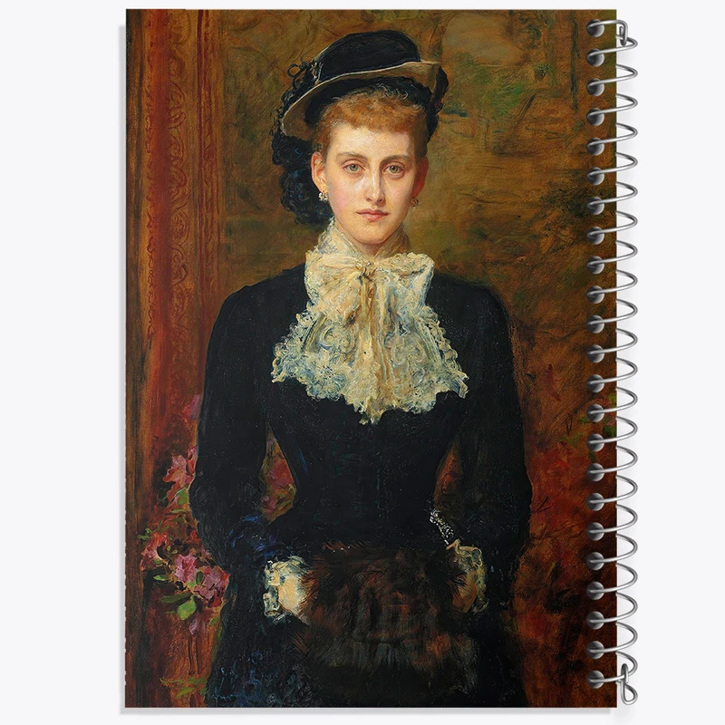 دفتر مشق 100 برگ خندالو طرح نقاشی کنتس دو پورتالس اثر سر جان اورت میلیس کد F12336