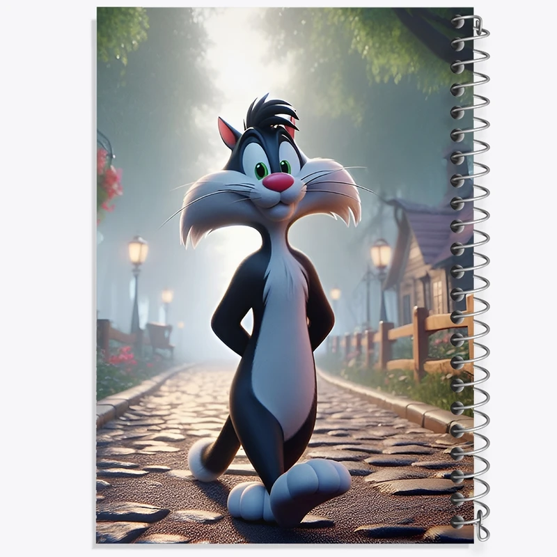 دفتر لیست خرید 50 برگ خندالو طرح سیلوستر کد F10675