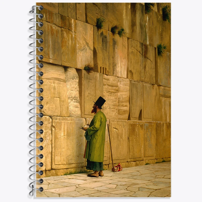 دفتر نت موسیقی 50 برگ خندالو طرح نقاشی دیوار ندبه اثر ژان لئون ژروم کد F12307