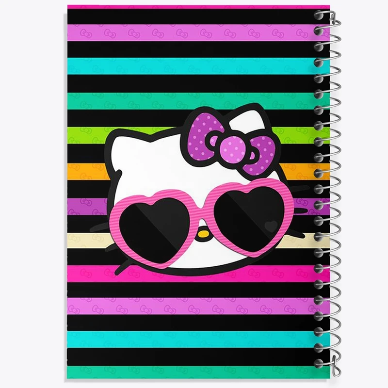 دفتر طراحی 50 برگ خندالو طرح هلو کیتی Hello Kitty  کد 2467