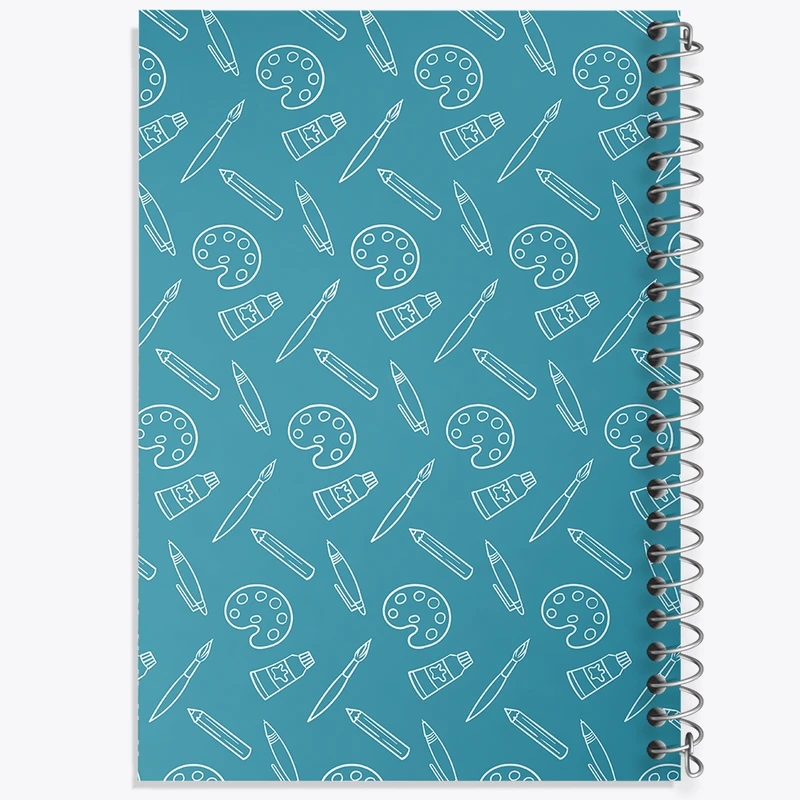 دفتر طراحی 50 برگ خندالو طرح پترن هنری کد N326