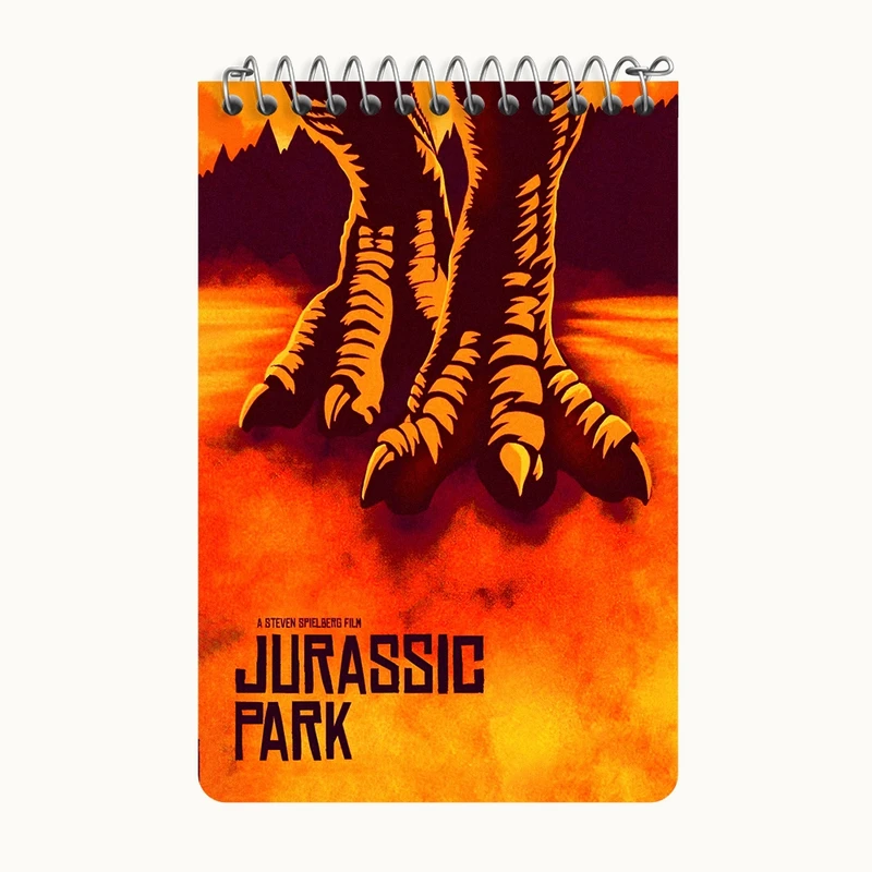 دفتر یادداشت 50 برگ خندالو طرح ژوراسیک (Jurassic Park) کد F13782