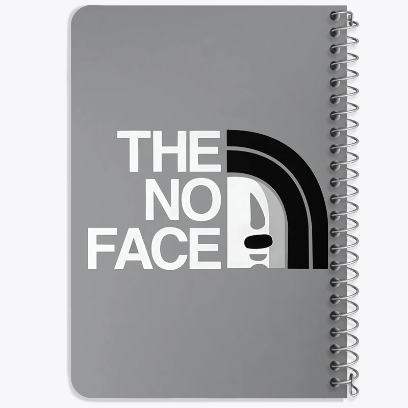 دفتر یادداشت 50 برگ خندالو طرح The No Face کد F10633