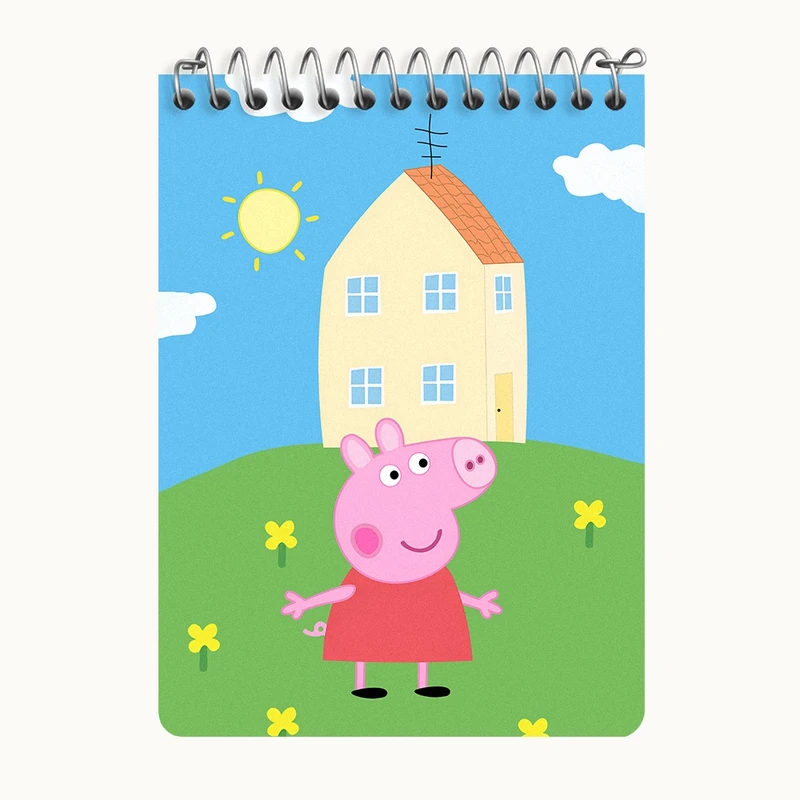 دفتر یادداشت 50 برگ خندالو طرح انیمیشن پپا پیگ (Peppa Pig) کد N9240