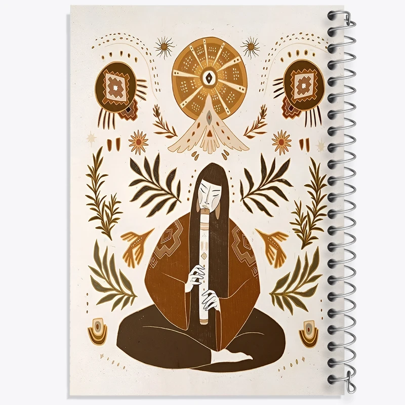 دفتر لیست خرید 50 برگ خندالو طرح دختر سرخپوست کد N6867