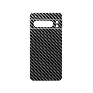 MAHOOT Glossy-Silver-Fiber Cover Sticker for Google Pixel 8 Pro