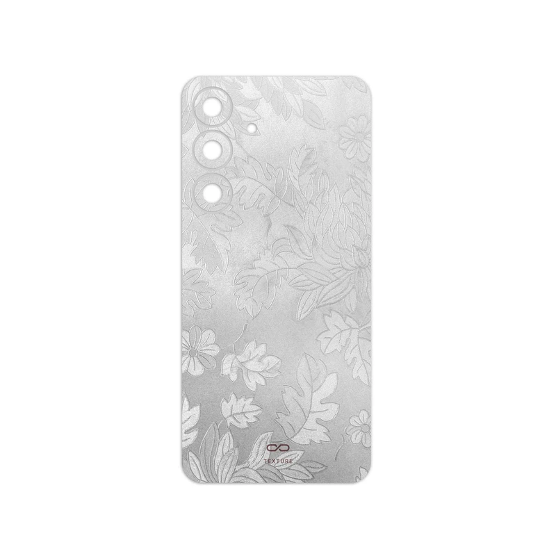 برچسب پوششی ماهوت مدل Silver-Wildflower مناسب برای گوشی موبایل سامسونگ Galaxy S25 FE