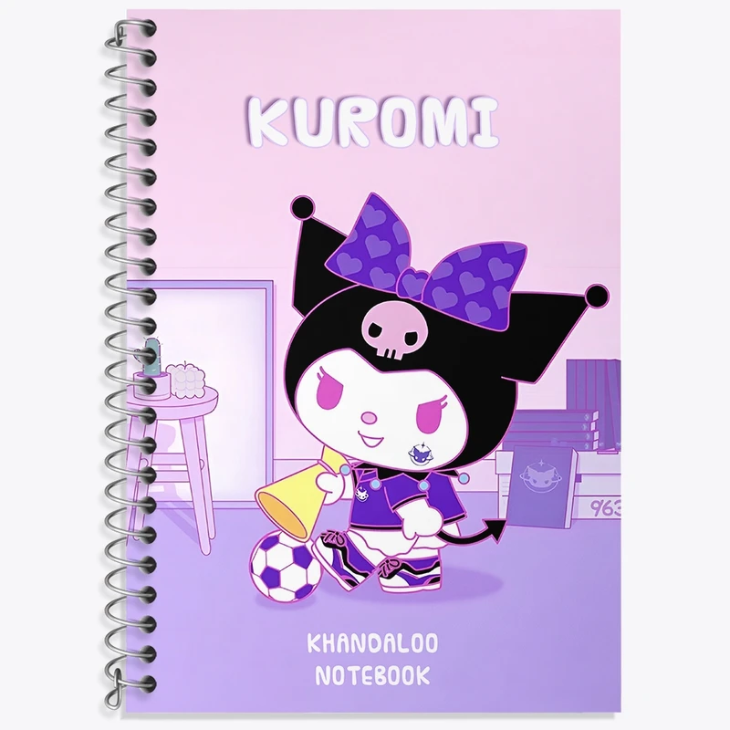 دفتر لغت 50 برگ خندالو طرح کرومی (Kuromi) کد N9010