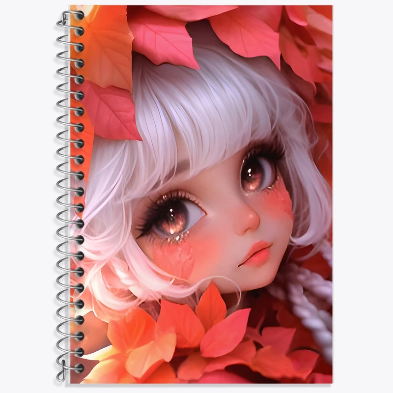 دفتر لغت 50 برگ خندالو طرح دخترانه کد F9550