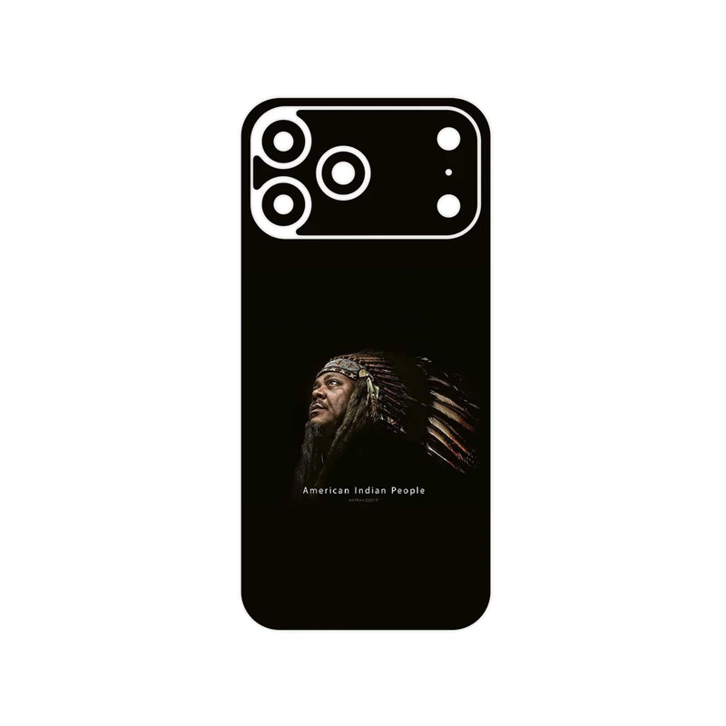 برچسب پوششی ماهوت مدل Portrait of an Indian Man مناسب برای گوشی موبایل اپل iPhone 17 Pro Max