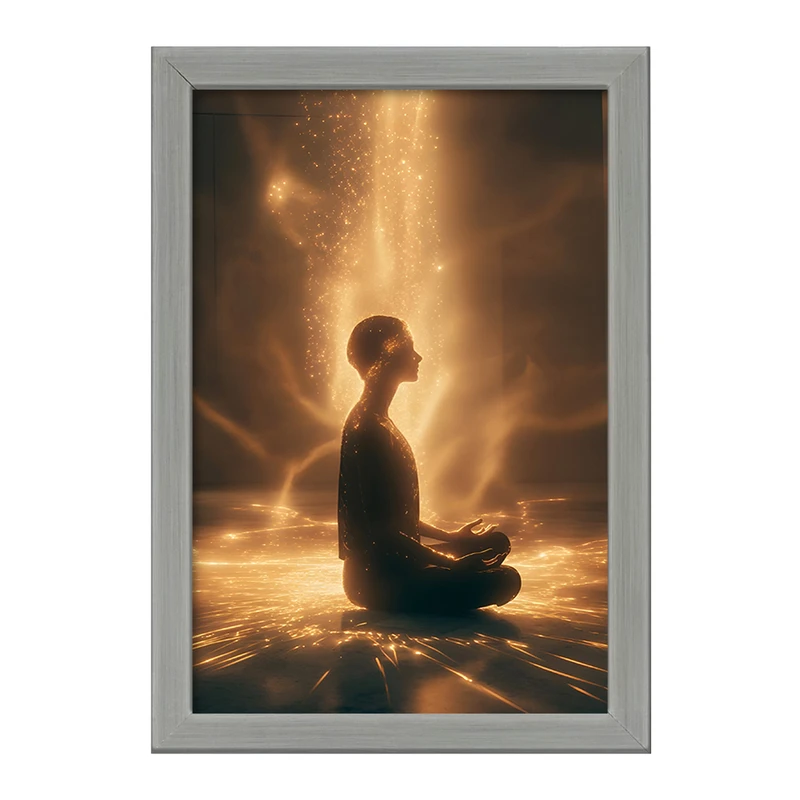 تابلو خندالو طرح مدیتیشن (Meditation) کد F8891