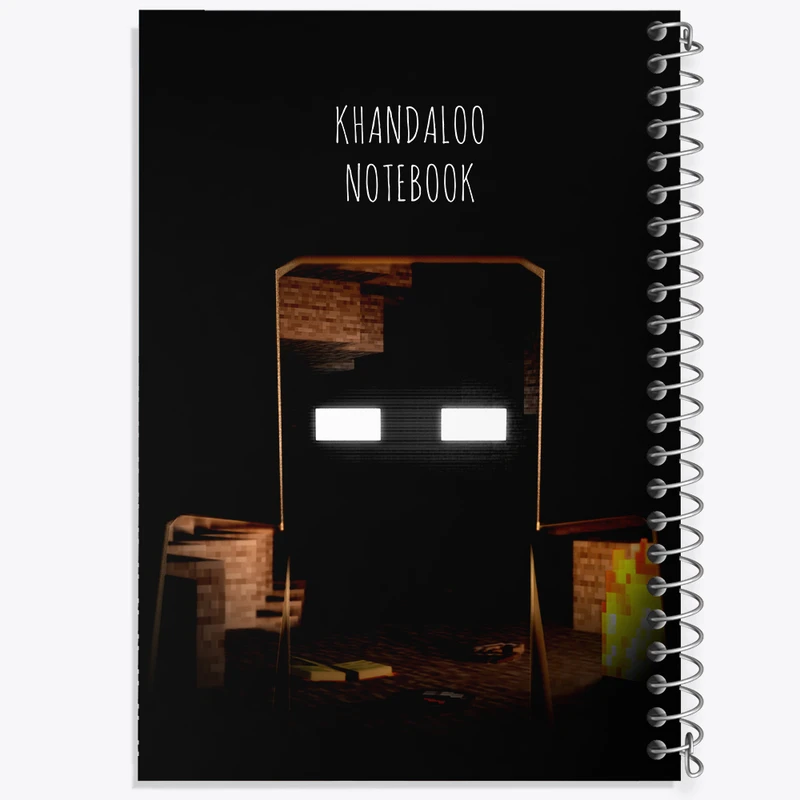 دفتر مشق 50 برگ خندالو طرح بازی ماینکرافت (Minecraft) کد N8759