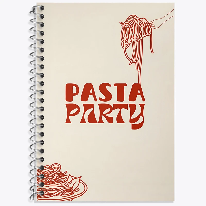 دفتر نت موسیقی 50 برگ خندالو طرح پاستا (Pasta) کد F14147