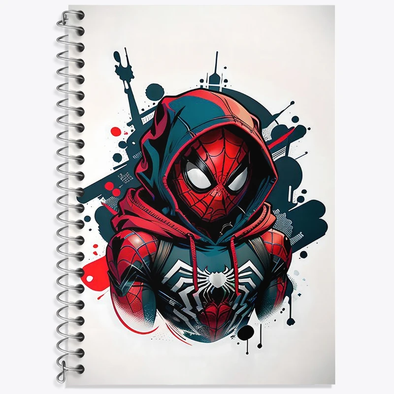 دفتر لغت 50 برگ خندالو طرح مرد عنکبوتی (Spider Man) کد F2960