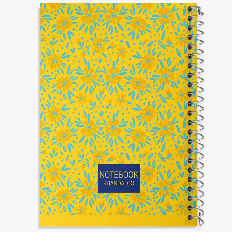 دفتر طراحی 50 برگ خندالو طرح گل گلی کد N624