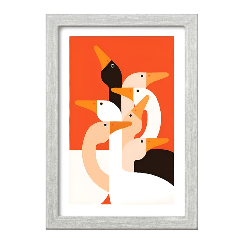 تابلو خندالو طرح غاز های وحشی کد F4617