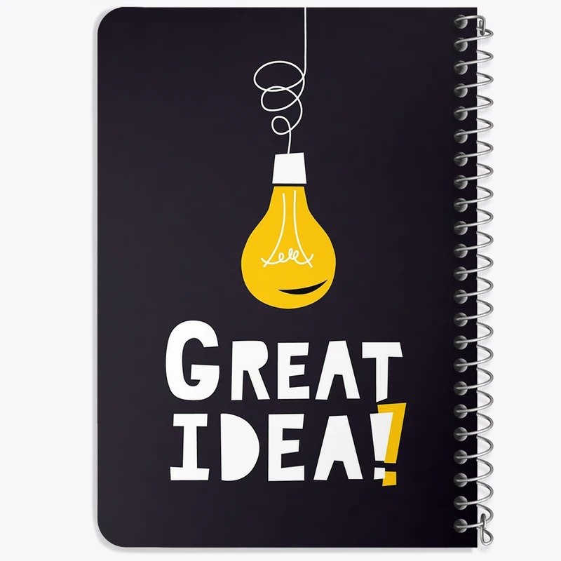 دفتر یادداشت 50 برگ خندالو طرح Great Idea کد F1060